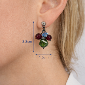Boucles d’oreilles Éclat Bohème IKITA - bijou unique