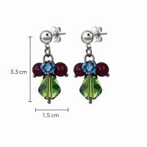 Boucles d’oreilles Éclat Bohème IKITA - bijou unique