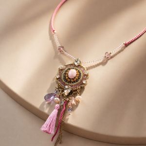 Collier bohème pampilles IKITA - bijou unique