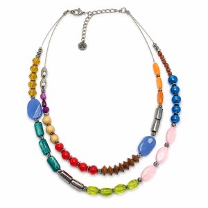 Collier IKITA Multicolore Harmonie - bijou unique