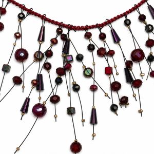 Collier Cascade Rubis IKITA - bijou unique