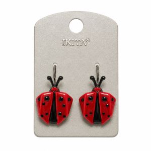 Boucles coccinelle IKITA - bijou unique