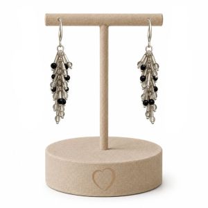 Boucles Nuit Cristalline - bijou unique