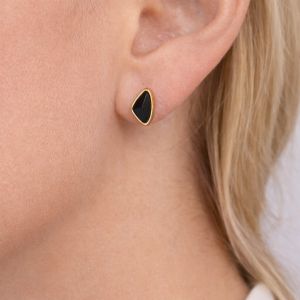 Boucles d’oreilles effet opale irisé Ikita  - bijou unique