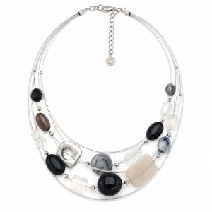 Collier Multi-Rangs Graphique IKITA - bijou unique
