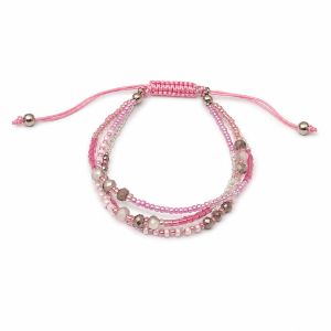 Bracelet Multirang Rose IKITA - bijou unique