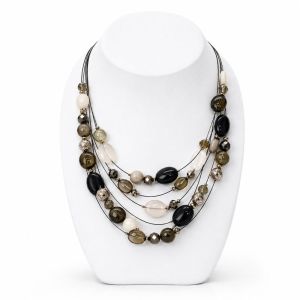 Collier multi-rangs perles élégance Ikita - bijou unique