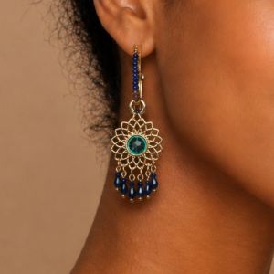 Boucles d’oreilles Éclat Oriental IKITA - bijou unique