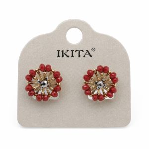 Boucles Grenat Solaire IKITA - bijou unique