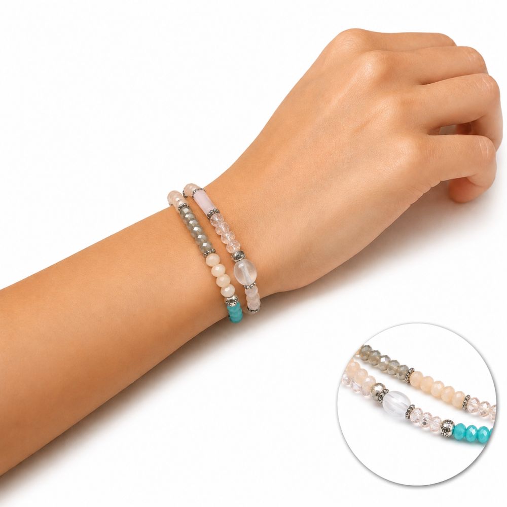 Bracelet Duo Pastel IKITA - bijou unique