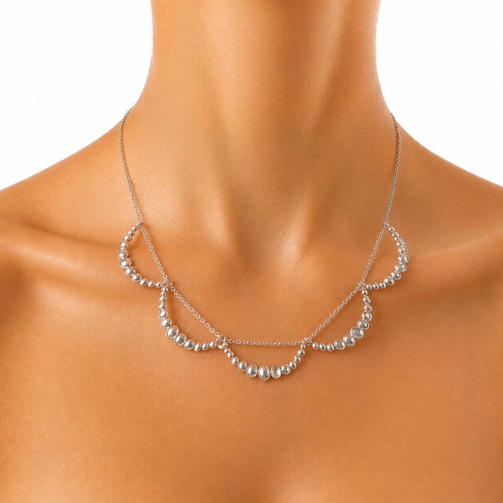 Collier Reflets Perlés IKITA - bijou unique